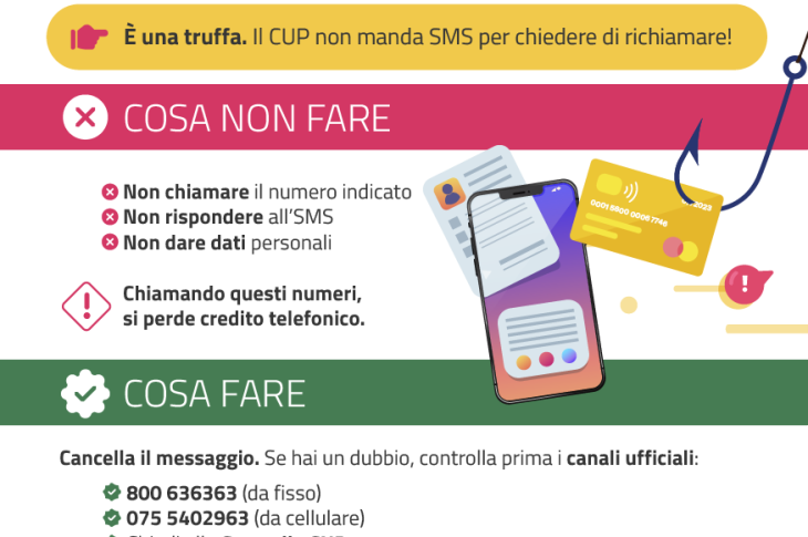 Volantino truffa SMS-CUP